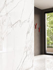 Ambiance carrelage Emil Tele di Marmo Statica Tdm Statuario 120x278 Amb Bagno