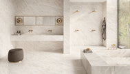 Ambiance carrelage Emil Tele di Marmo Crystal TDM Crystal Vitrum White 120x278 Amb Bagno