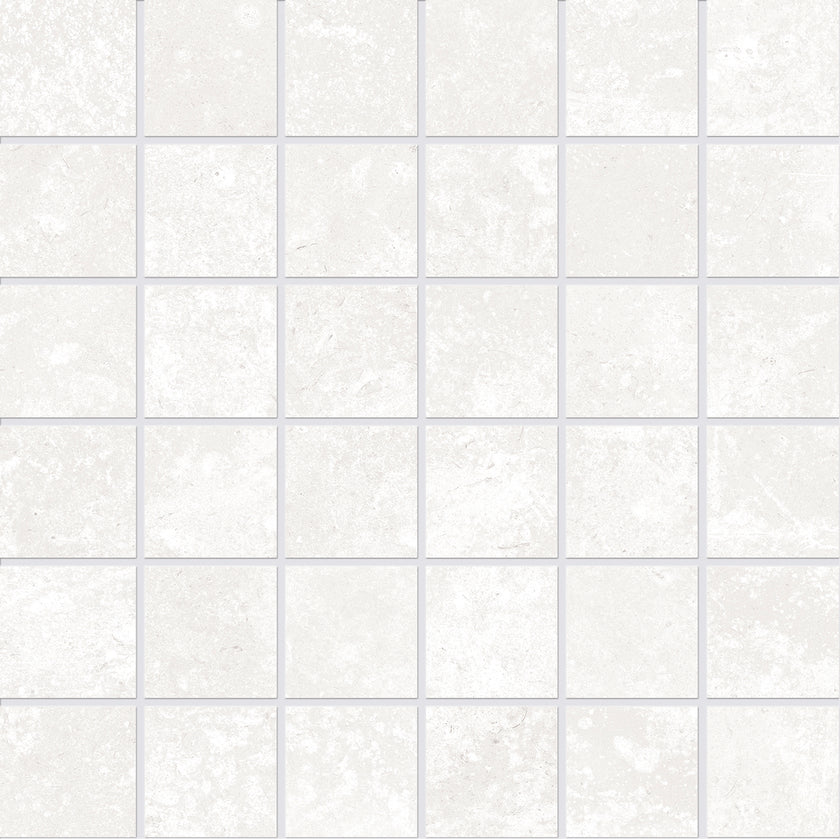Photo du carreau carrelage Emil Chateau Chateau Mosaico 5x5 Blanc 30x30 1