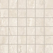 Photo du carreau carrelage Emil Dual Travertine Dual Travertine PORO CHIUSO WHITE MOSAICO 5X5 30x30 3