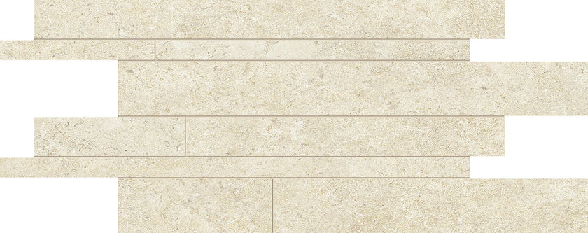 Photo du carreau carrelage Emil Landscape EJX7 Landscape Mosaico avorio list Sfalsati 60x30