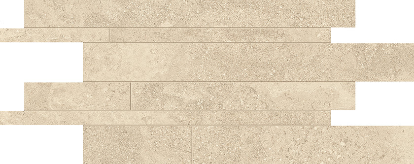 Photo du carreau carrelage Emil Landscape EJX8 Landscape Mosaico sabbia list Sfalsati 60x30