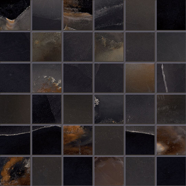 Photo du carreau carrelage Emil Tele di Marmo Onyx Onyx Black
