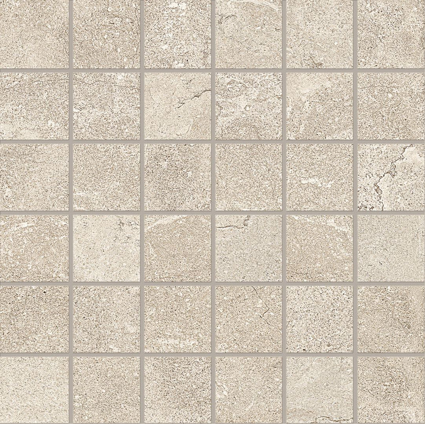 Photo du carreau carrelage Emil MaPierre EM07 Ancienne Beige MOSAICO 5X5 30x30