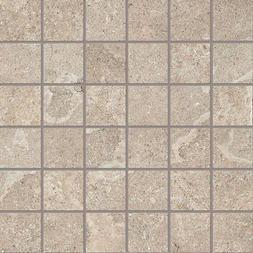 Photo du carreau carrelage Emil MaPierre EM08 Ancienne Naturel MOSAICO 5X5 30x30