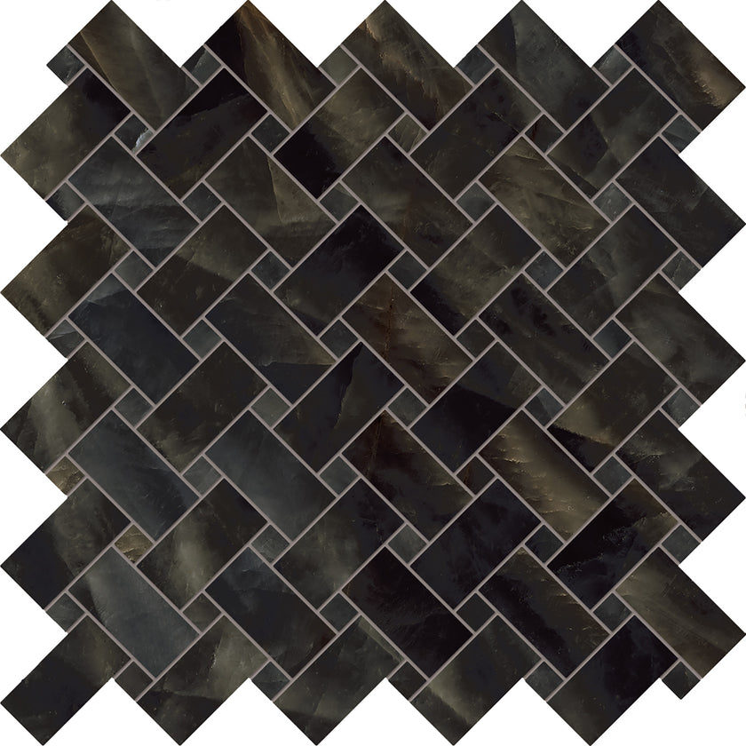 Photo du carreau carrelage Emil Tele di Marmo Crystal Vitrum Black