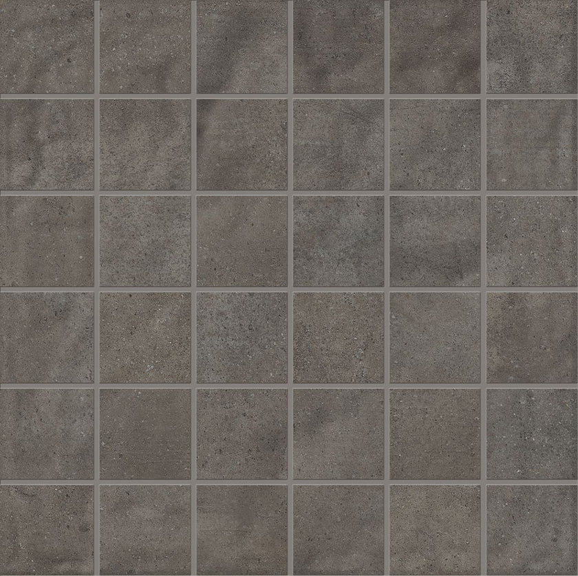 Photo du carreau carrelage Emil Forme Forme Antracite MOSAICO 5X5 30x30