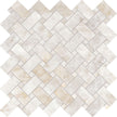 Photo du carreau carrelage Emil Tele di Marmo Precious TeM PRECIUS Mos Intrecci 30x30 CRYSTAL AMBRA