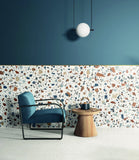 SANT'AGOSTINO DECONCRETE MAXI DECO WHITE 90x90 MAT