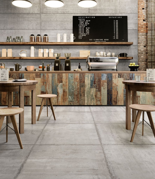 SANT'AGOSTINO FORM GREY 90x90 NATURAL