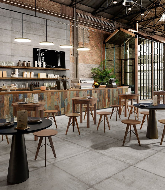 SANT'AGOSTINO FORM GREY 90x90 NATURAL