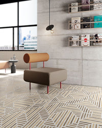 SANT'AGOSTINO FORM MAZE 90x90 NATURAL