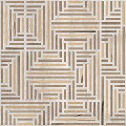 SANT'AGOSTINO FORM MAZE 90x90 NATURAL
