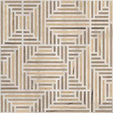 SANT'AGOSTINO FORM MAZE 90x90 NATURAL