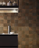SANT'AGOSTINO OXIDART PATCHWORK DARK 20x20 NATURAL