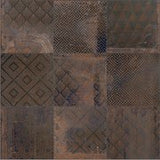 SANT'AGOSTINO OXIDART PATCHWORK DARK 20x20 NATURAL