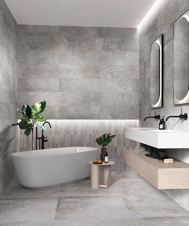 FAP CERAMICHE OXIDE GREY RUST 25x75 MAT