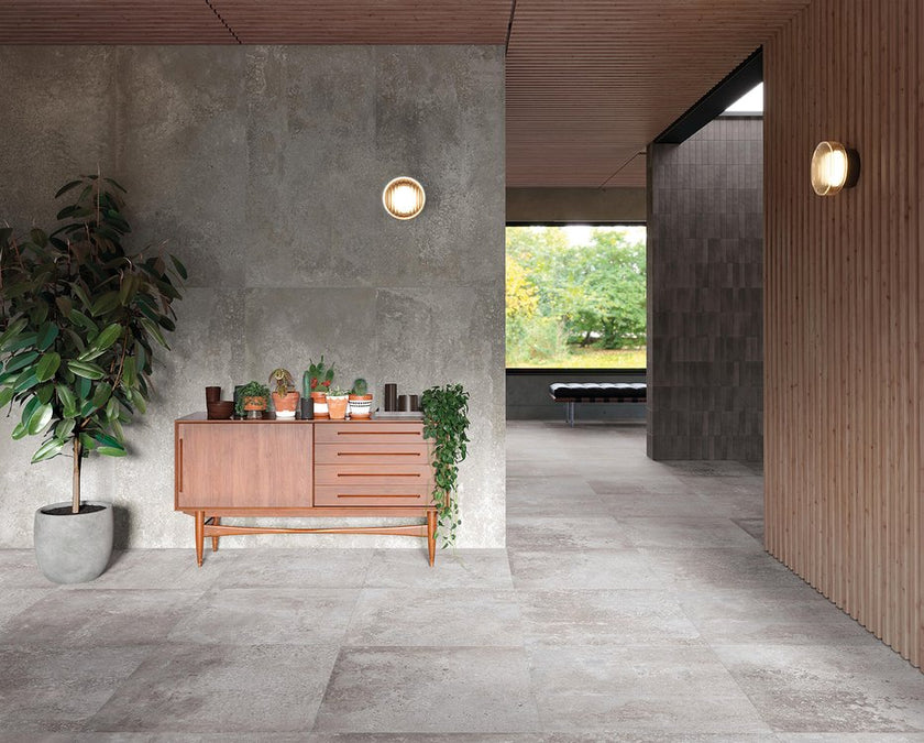 FAP CERAMICHE OXIDE GREY RUST 25x75 MAT