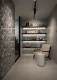 FAP CERAMICHE MILANO MOOD TROPICAL BIANCO E NERO 50x120 MAT