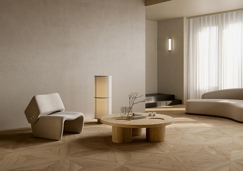 Fioranese Bridge Rovere en situation — carrelage effet bois