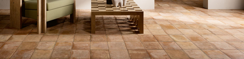 Fioranese Petite Cotto en situation — carrelage effet terre cuite