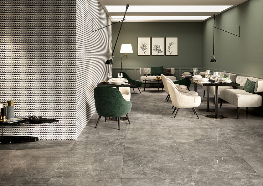 Fioranese Marmorea 2 en situation — carrelage effet marbre