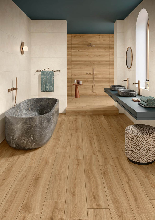 LOVE TILES HEARTWOOD DARK BEIGE 20x100 MAT