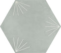 Carrelage Elios Hexagon Japan Mint 25x22 cm — packshot carreau, réf. 00ZESD6