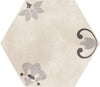 Carrelage Elios Hexagon Lily Sky 25x22 cm — packshot carreau, réf. 00ZESC5