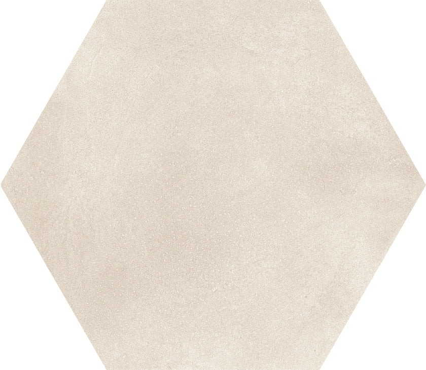 Carrelage Elios Hexagon Beige 25x22 cm — packshot carreau, réf. 00ZES10