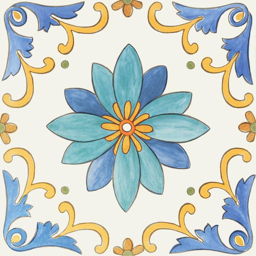 Carrelage Elios Marechiaro Amalfi 20,3x20,3 cm — packshot carreau, réf. 03R2004