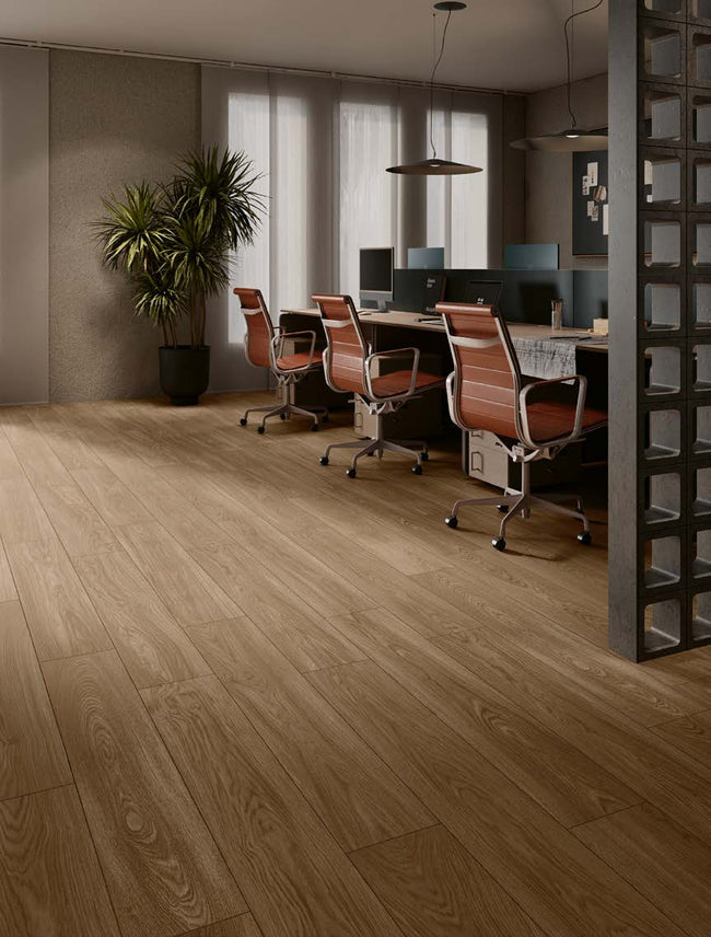 Margres Bare&Bold 20x120, veinage du chêne en relief 3D Touch