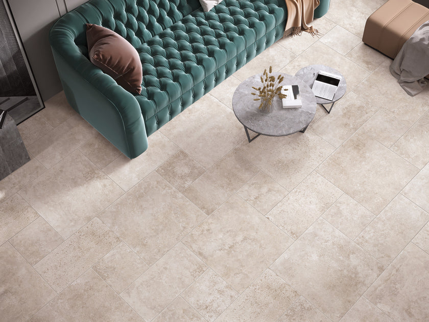 CRZ64 Lo.Ro en situation — carrelage effet pierre