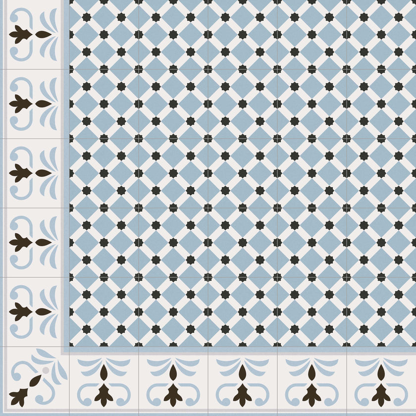 Carrelage effet carreaux de ciment Vives 1900 Valvanera-3 20x20 cm