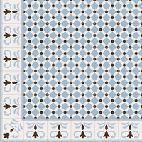 VIVES 1900 VALVANERA-2 CELESTE 20x20 MAT