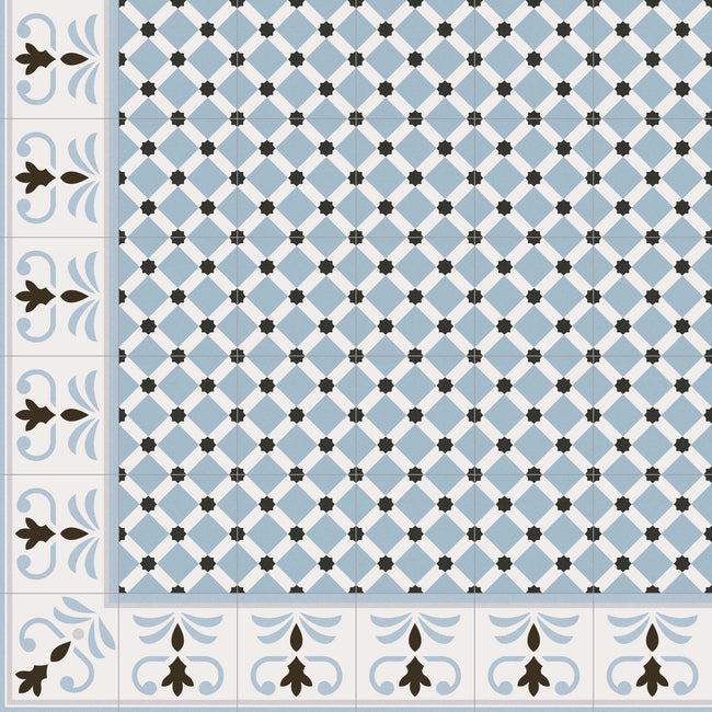 VIVES 1900 VALVANERA-2 CELESTE 20x20 MAT