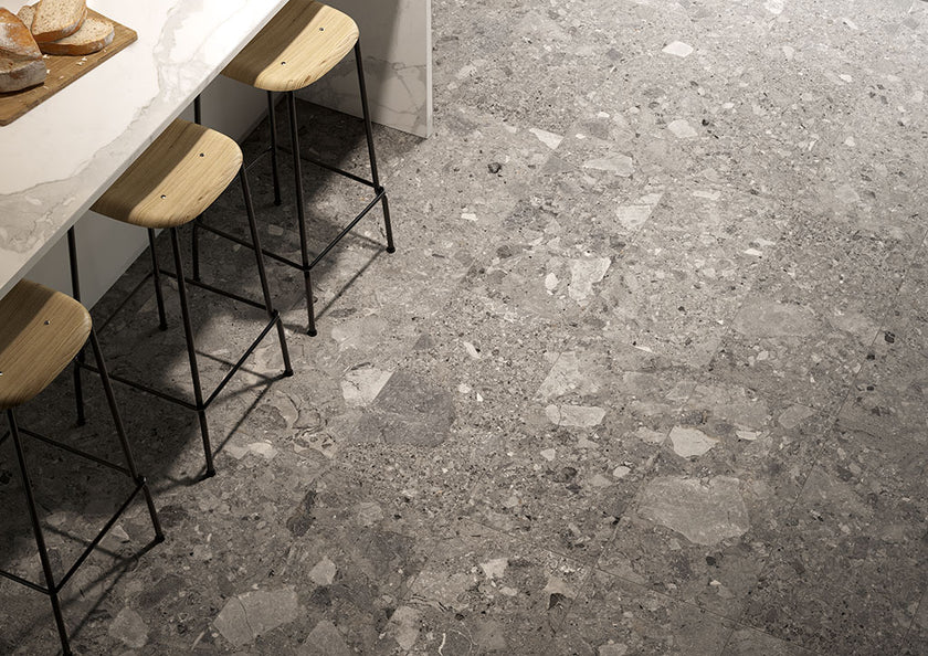 Fioranese Frammenta en situation — carrelage effet pierre