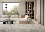 Fioranese Fusion en situation — carrelage effet pierre et enduit