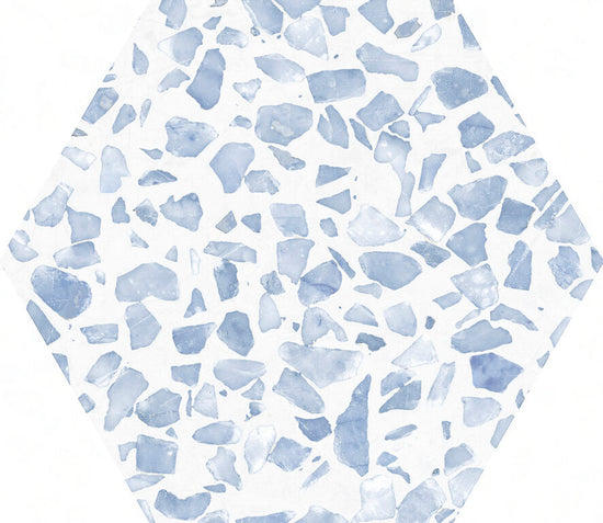 CIFRE CERAMICA Riazza Hexagon Blue 23,2x26,7 cm