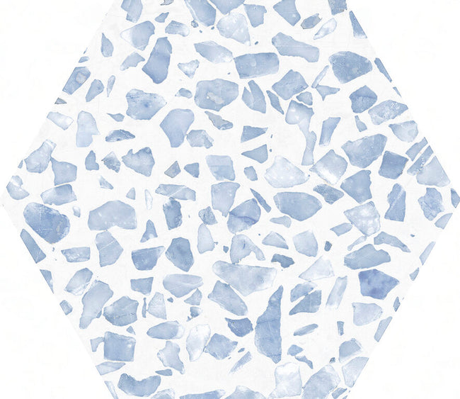 CIFRE CERAMICA Riazza Hexagon Blue 23,2x26,7 cm