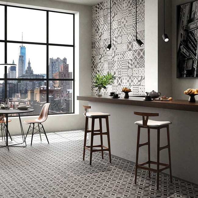 POLIS Azulejos en situation — carrelage effet majolique