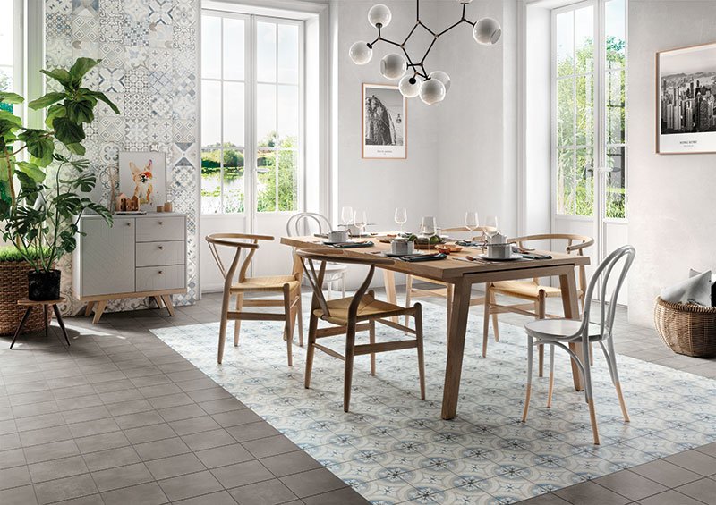 POLIS Azulejos en situation — carrelage effet majolique