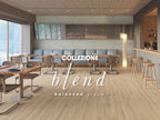 POLIS Blend en situation — carrelage effet bois