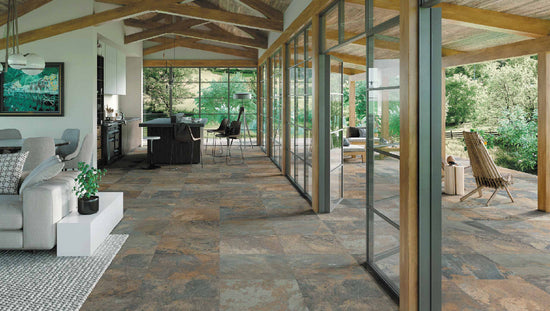 POLIS Elements en situation — carrelage effet pierre