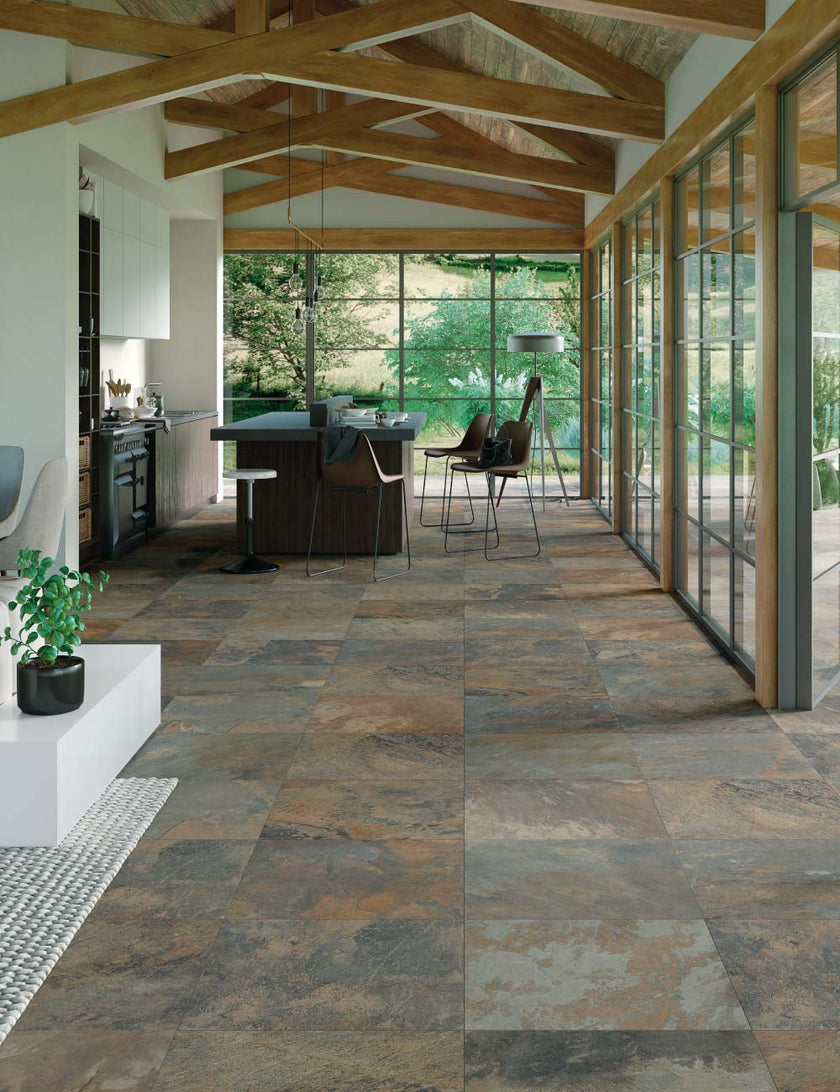 POLIS Elements en situation — carrelage effet pierre
