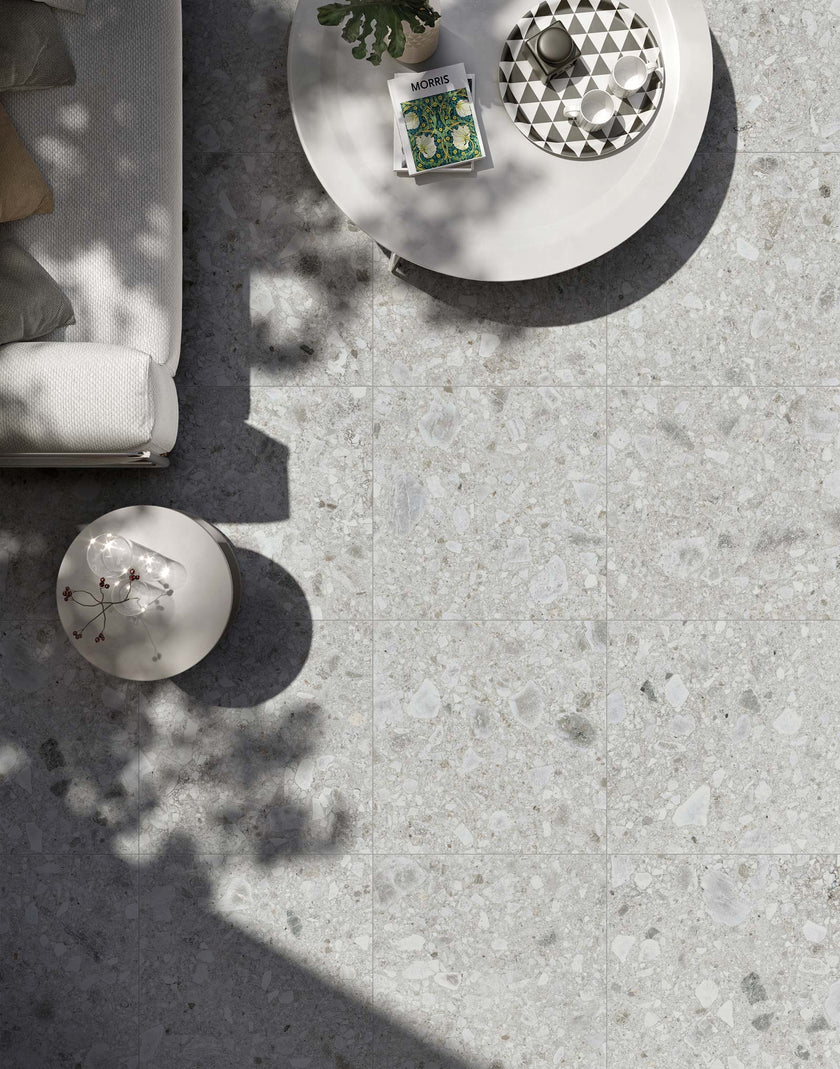 POLIS Milano en situation — carrelage effet pierre