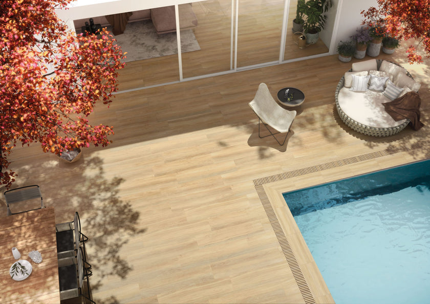 POLIS Spezie en situation — carrelage effet bois