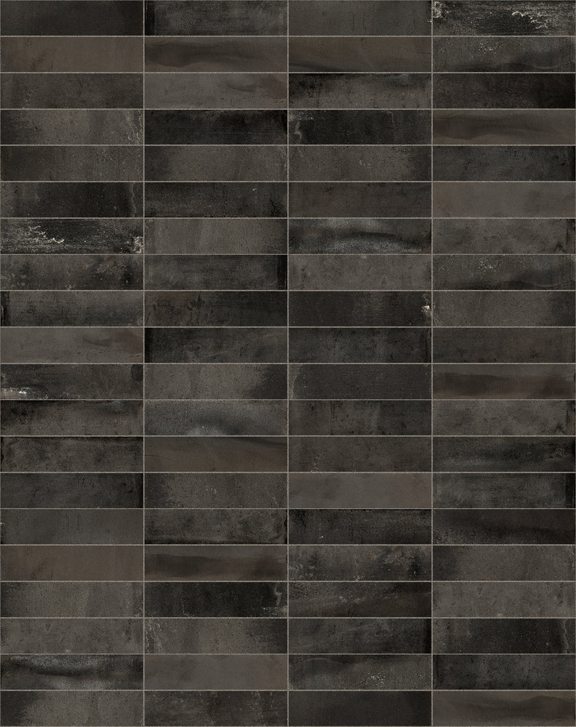 CRZ64 Kira Nero — carrelage carrelage mural coloré