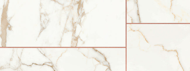 Carrelage Love Tiles Precious Sublime Calacatta Gold 45x119 cm