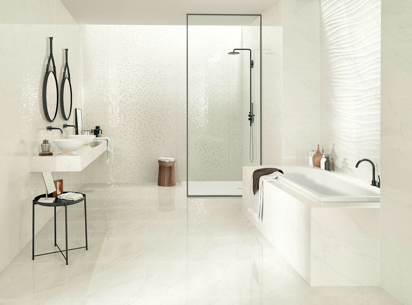 LOVE TILES MARBLE WHITE 35x100 SHINE